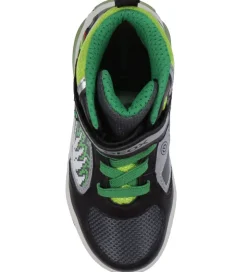 Geox Støvler m. Lys - J Inek B A - Sort/Lime