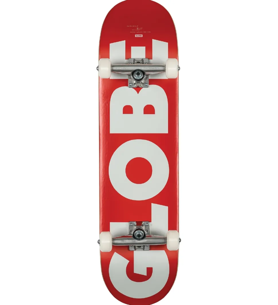 Globe Skateboard - 8,25'' - G0 Fubar Complete - Hvid/Rød