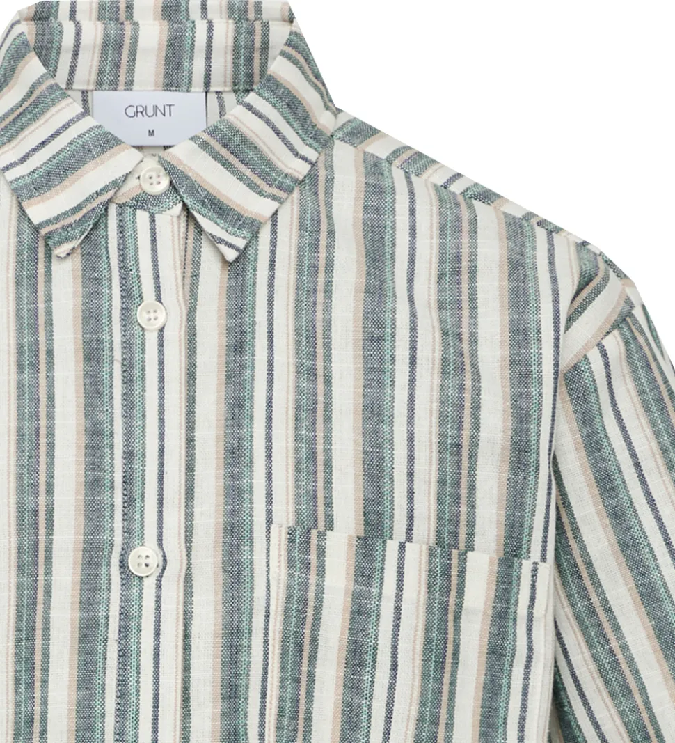 Grunt Skjorte - Namur - Bottle Green
