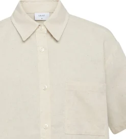 Grunt Skjorte - Vap - Viskose/Hør - Sand