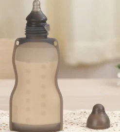 Haakaa Flaskesut til Silikonepose - Sort