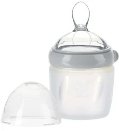 Haakaa Sutteflaske m. Ske - 160 ml - Grå