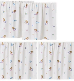 Hoppekids Forhæng Til Halvhøj Seng - 70x160 cm - Little Mermaid