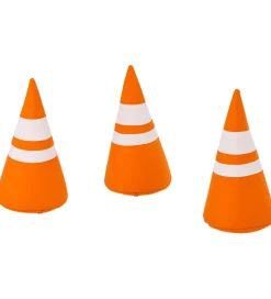 Hoppekids Keglesæt - 3-pak - Orange/Hvid