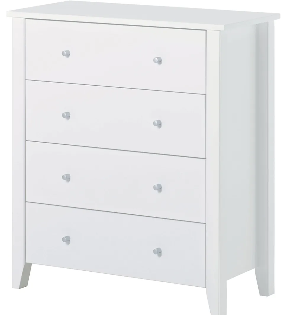 Hoppekids Kommode m. 4 Skuffer - Christian - 94,5x84x40 cm - Hvi