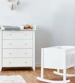 Hoppekids Kommode m. 4 Skuffer - Christian - 94,5x84x40 cm - Hvi