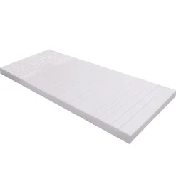 Hoppekids Madras m. Betræk - Koldskum - 9x70x160 cm - Hvid