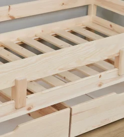 Hoppekids Sengehest - ECO Comfort - 100x22,5 cm - Natural Wood