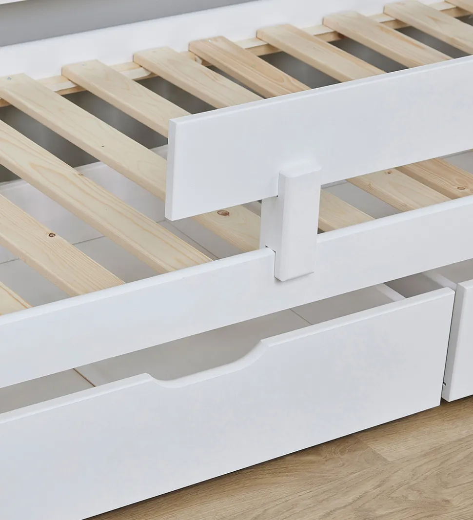 Hoppekids Sengehest - ECO Comfort - 100x22,5 cm - Hvid