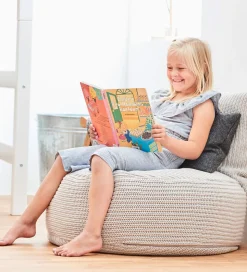 Hoppekids Sækkestol - Winter Wonderland - 75x23 cm - Grå