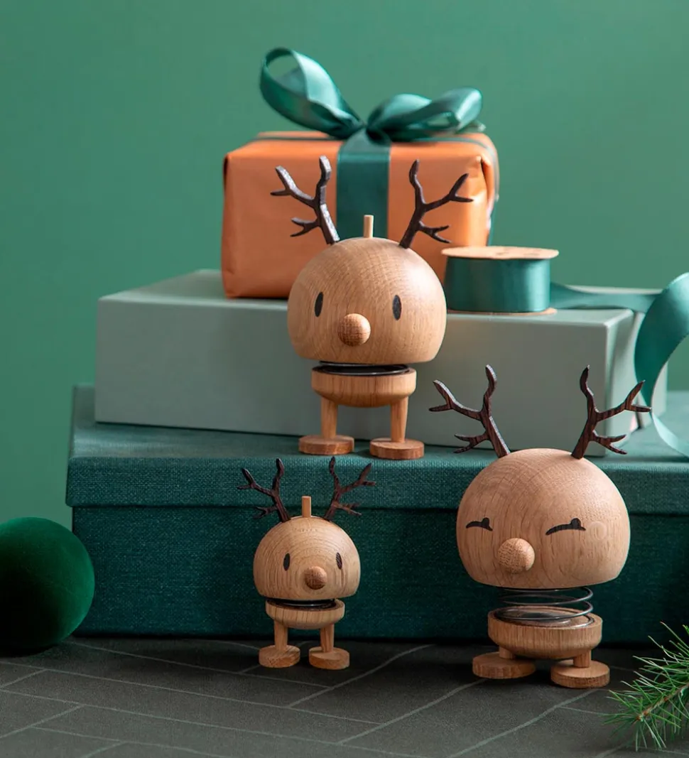 Hoptimist Reindeer Bumble - Medium - 14 cm - Oak