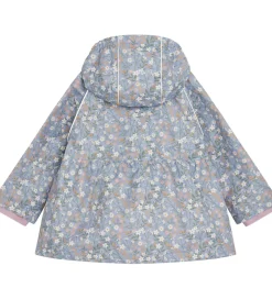 Hust and Claire Sommerjakke - HCObia - Blue Flint m. Blomster