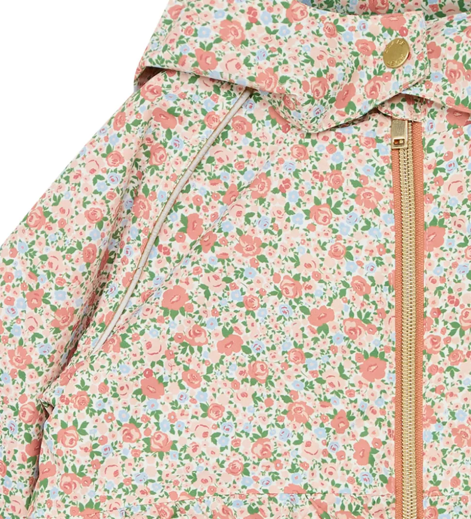 Hust and Claire sommerjakke - HCOvinni - Flamingo m. Blomster