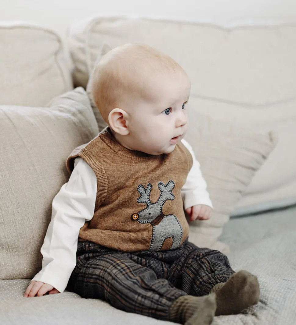 Hust and Claire Vest - Strik - HCPerry Deer - Coffee Melange