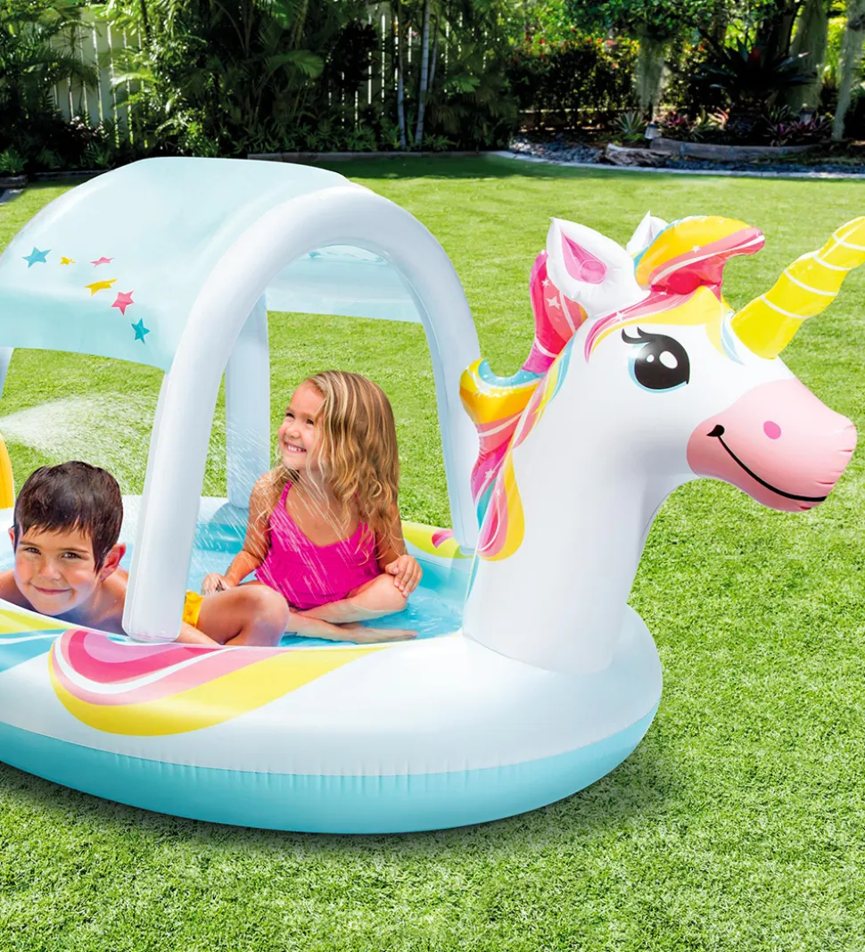 Intex Badebassin - Unicorn Spray Pool - 254x132x109 cm - 130 L