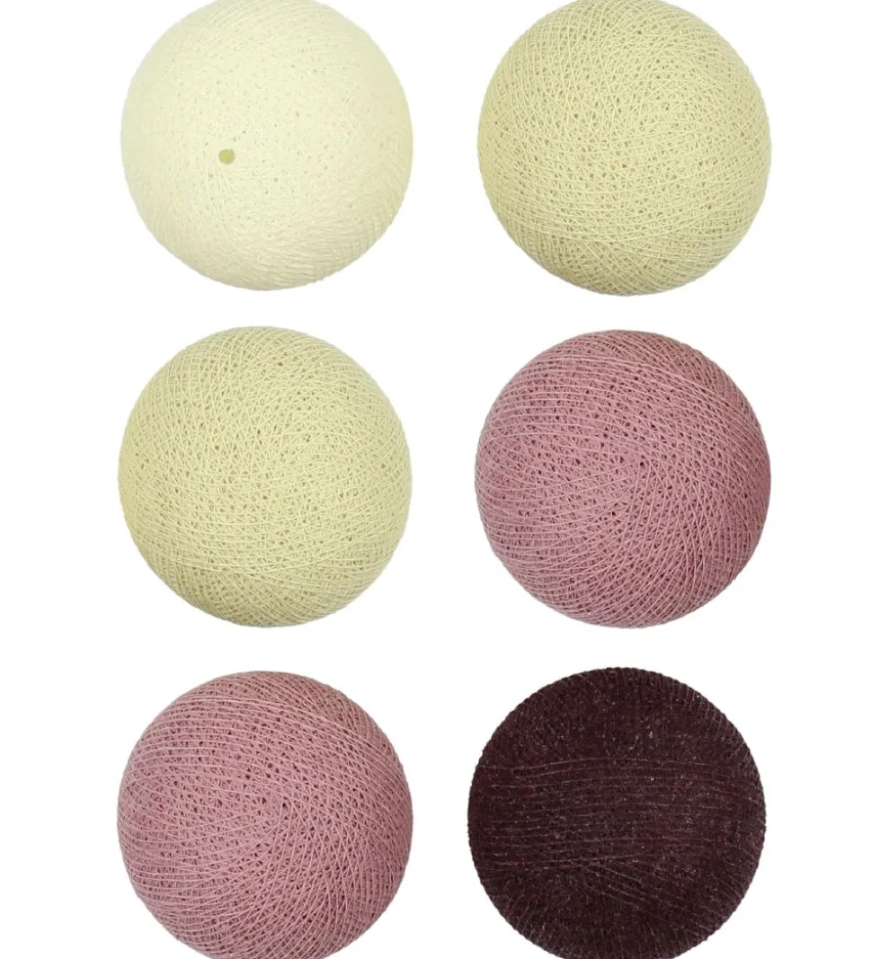 Iris Lights Lyskæde - 290 cm - 20 Lys - Dusty Pink