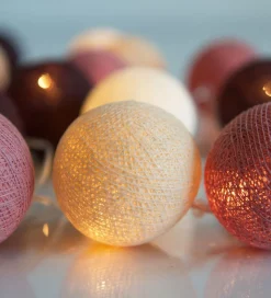 Iris Lights Lyskæde - 290 cm - 20 Lys - Dusty Pink