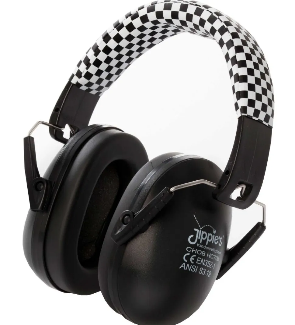Jippies Høreværn - Black/White