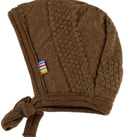 Joha Babyhjelm - Uld - Strik - Varm Brun