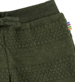 Joha Bukser - Strik - Uld - Mos Grøn