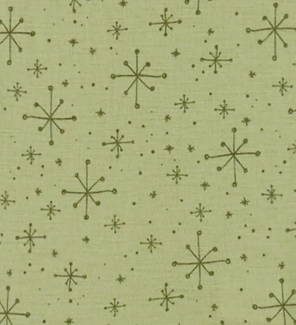 Joha Heldragt m. Fødder - Uld - Lys Olive m. Stjerner