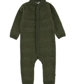 Joha Køredragt - Strik - Uld - Mos Grøn