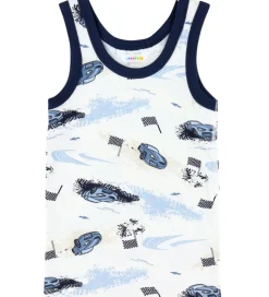 Joha Undertrøje - Viskose/ Bambus - Off White m. Print