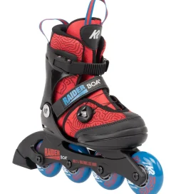K2 Rulleskøjter - Raider Boa - Sort/Rød - Inliner