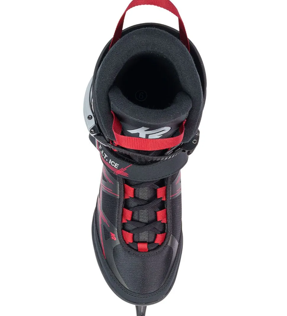 K2 Skøjter - F.I.T. Ice - Sort/Rød