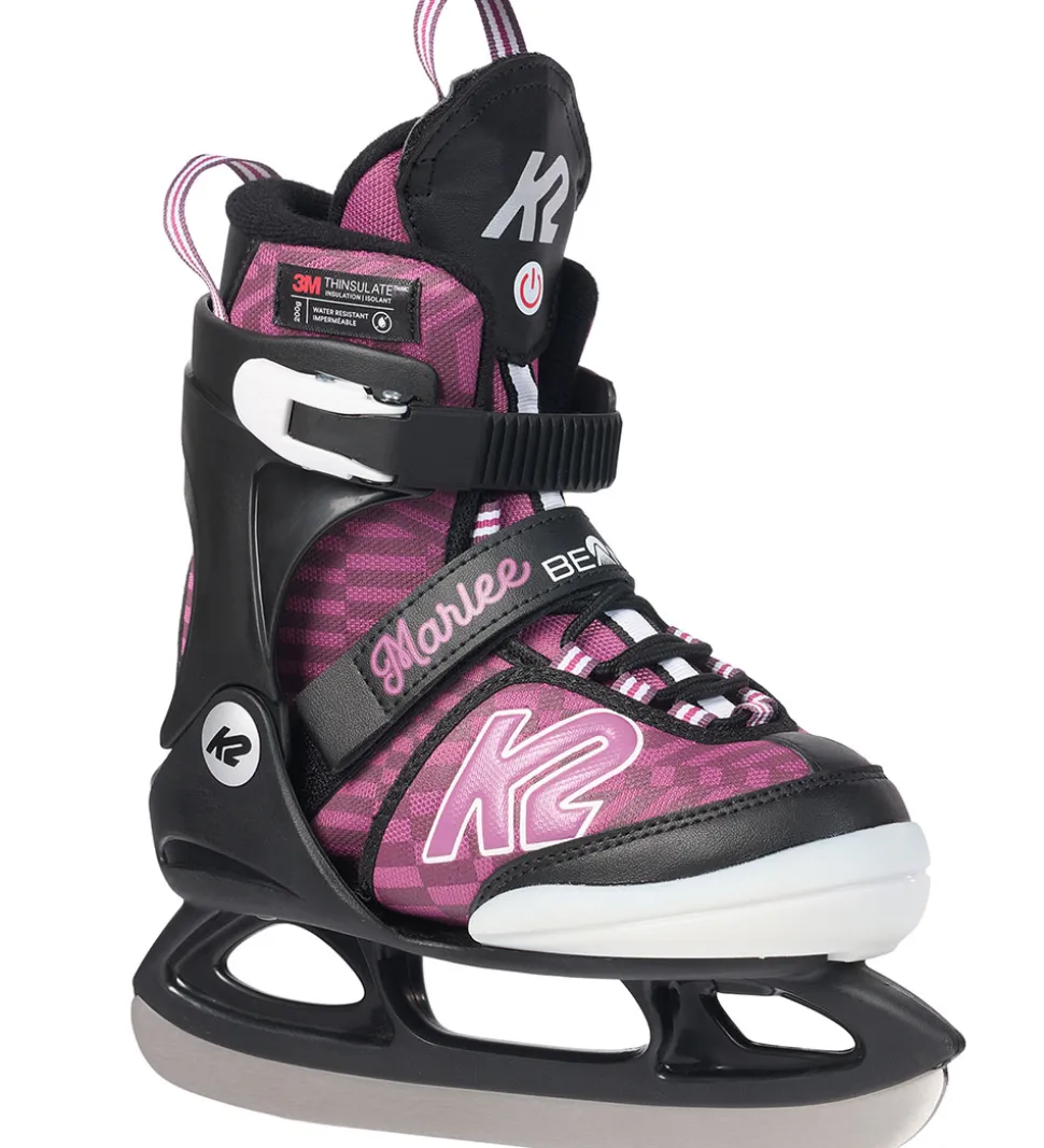 K2 Skøjter m. Lys - Marlee Beam Ice - Lilla/Sort