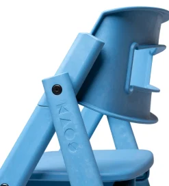 KAOS Højstol - Klapp - Genanvendt Plastik - Swedish Blue