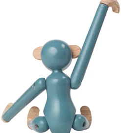 Kay Bojesen Træfigur - Abe - Mini - Vintage Blå