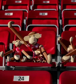 Kay Bojesen Træfigur - Abe - DBU Kvinde 2024 - Lille - Teak/Limb