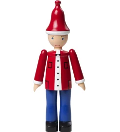 Kay Bojesen træfigur - Jule Ole 17,5 cm - Rød/Blå/Hvid