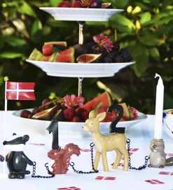 Kids by Friis Fødselsdagstog - Skovdyr m. 11 Tal