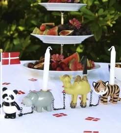 Kids by Friis Fødselsdagstog - Zoo-dyr m. 11 Tal