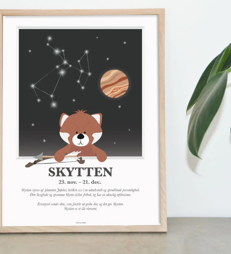 Kids by Friis Plakat - Stjernetegn - Skytten