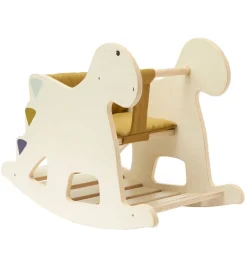 Kids Concept Gyngehest - Træ - Dinosaur