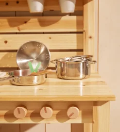 Kids Concept Køkkensæt - 7 Dele - Metal/Træ