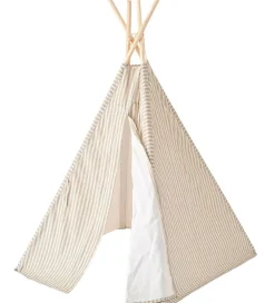 Kids Concept Legetelt - Tipi Stripe - Blå/Hvid