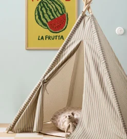 Kids Concept Legetelt - Tipi Stripe - Blå/Hvid