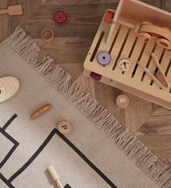 Kids Concept Legetæppe - Geometrisk - Grå