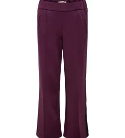 Kids Only Bukser - KogWarm - Mauve Wine/Panel White/Blac