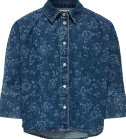 Kids Only Denimjakke - KogGrace - Medium Blue Denim/Rose