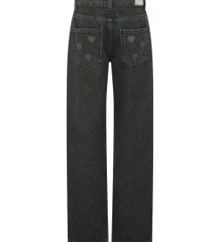 Kids Only Jeans - KogLumi - Washed Black/ Heart Embroide