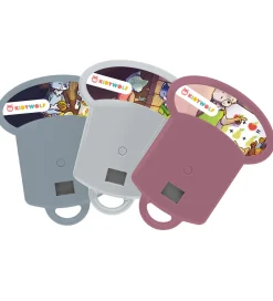 Kidywolf Lommelygte m. Historier - Kidyslide - Grå