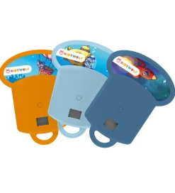 Kidywolf Lommelygte m. Historier - Kidyslide - Blå