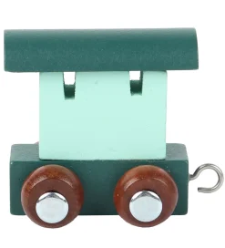 Kinder and Kids Navnetog - Togvogn - Træ - Arctic Blue