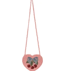 Konges Sløjd Skuldertaske - Beaded Heart - Amarena