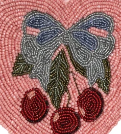 Konges Sløjd Skuldertaske - Beaded Heart - Amarena
